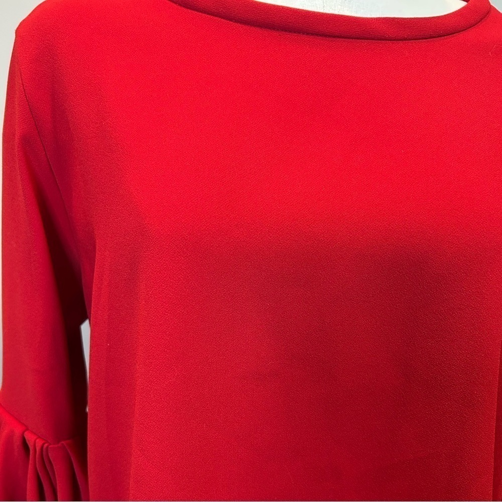 Zara Ruffled Bell Sleeve Top/Medium - Picture 7 of 7